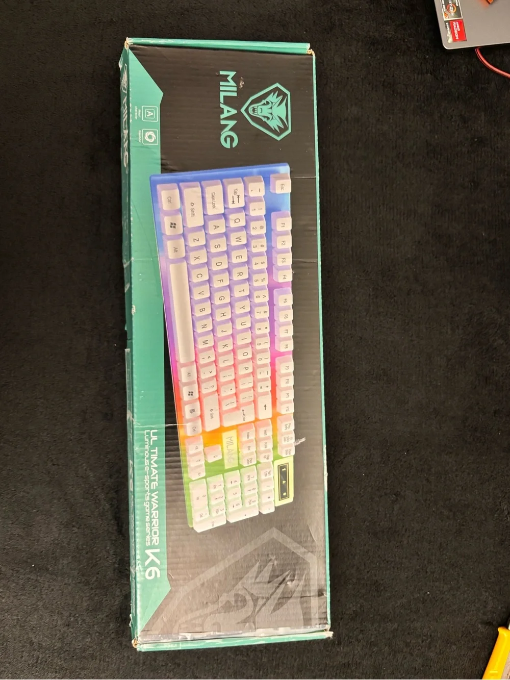 MILANG Rainbow Gradient Mechanical Keyboard